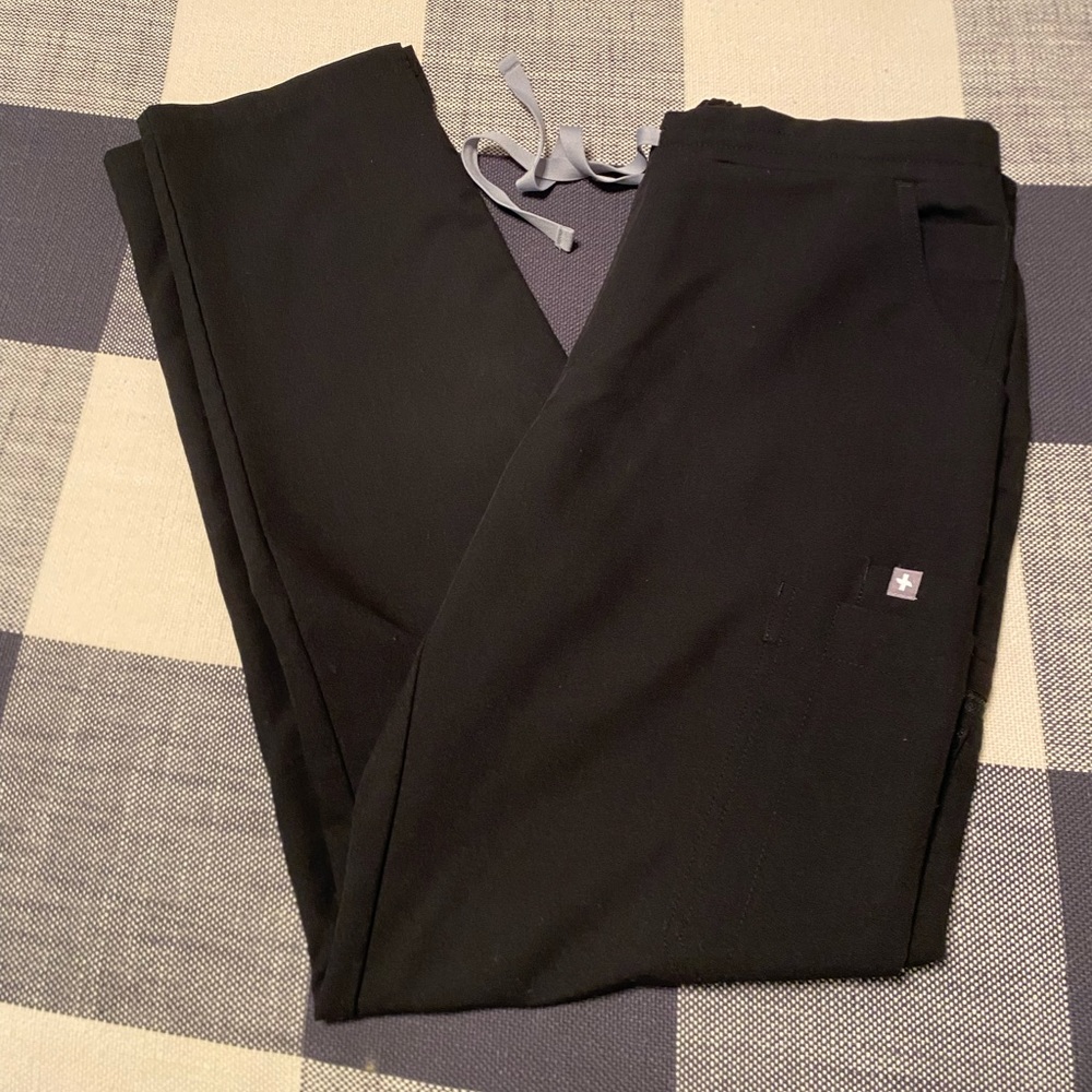 Figs Yola Skinny Scrub Pants - Black - Small - Regular